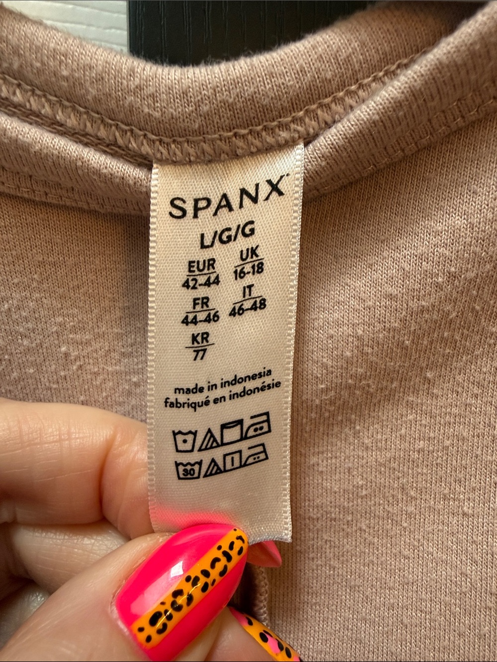SPANX Mauve Crewneck Top - Picture 2 of 3